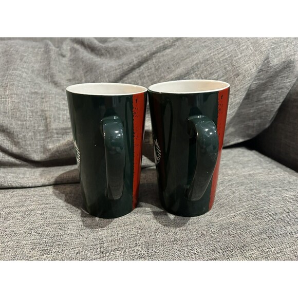 Starbucks 16 Oz Red Green Coffee Mugs 2021 Cup Mermaid Siren Logo - Picture 2 of 6